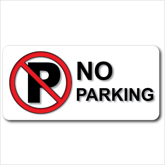 No Parking Sign Board With Metal Stand Size 460mm L X320mm W X1194mm H Shopee Malaysia