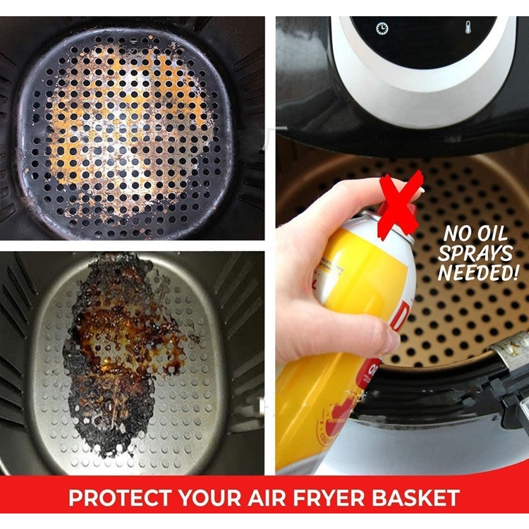 Reliable Multi Airware Reusable Air Fryer paper Silicone Accessories Liners 7.5/8.5/8/9 Inch Square Round Non-Stick S... - Image 3