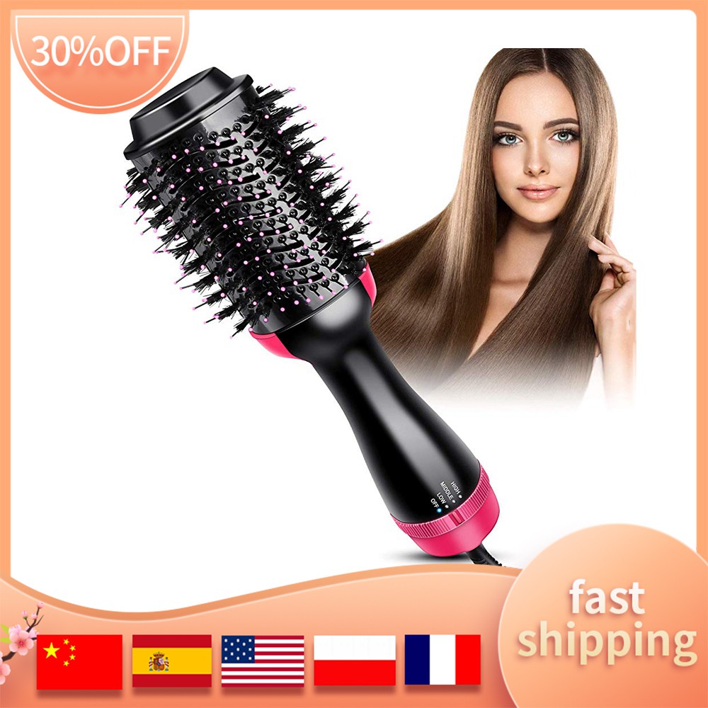 One Step Hair Dryer 1000W Hot Air Brush Curler Hair Styling Tools Electric  Ion Blow Roller Hair Straightener Comb Curlin | Shopee Malaysia