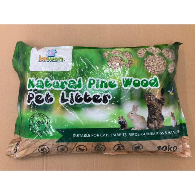 (Ready Stock) KAWAN Pet PineWood Pellet / Pine Wood Bedding / Pine Wood 10kg Shopee Malaysia
