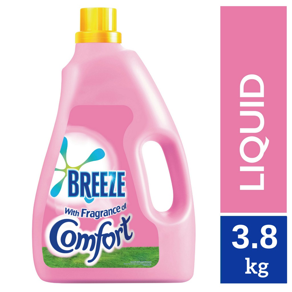 BREEZE Fragrance of Comfort Liquid Detergent 3.8kg Shopee Malaysia