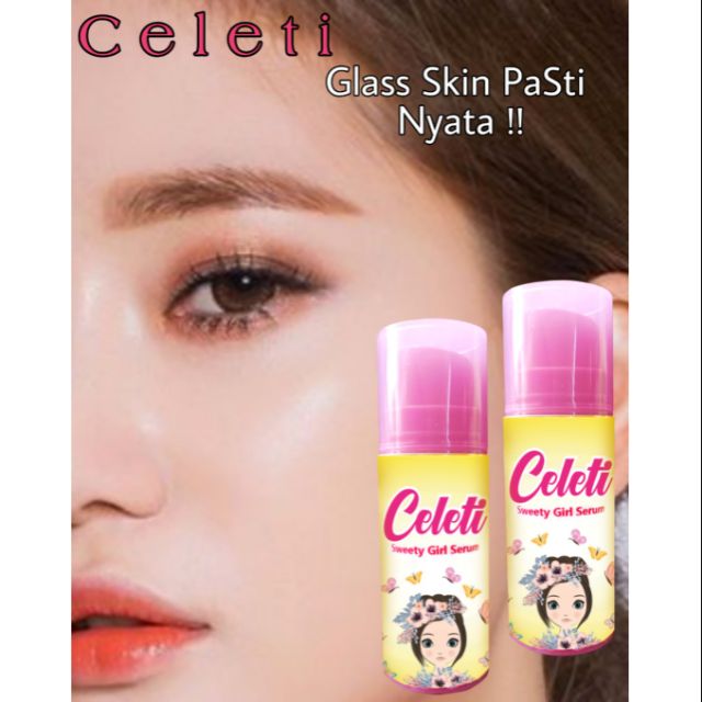 Serum mujarab untuk jeragat Jerawat Serta Parut , Glass skin Serum - CELETI SERUM , menghalus dan mencerahkan kulit ,