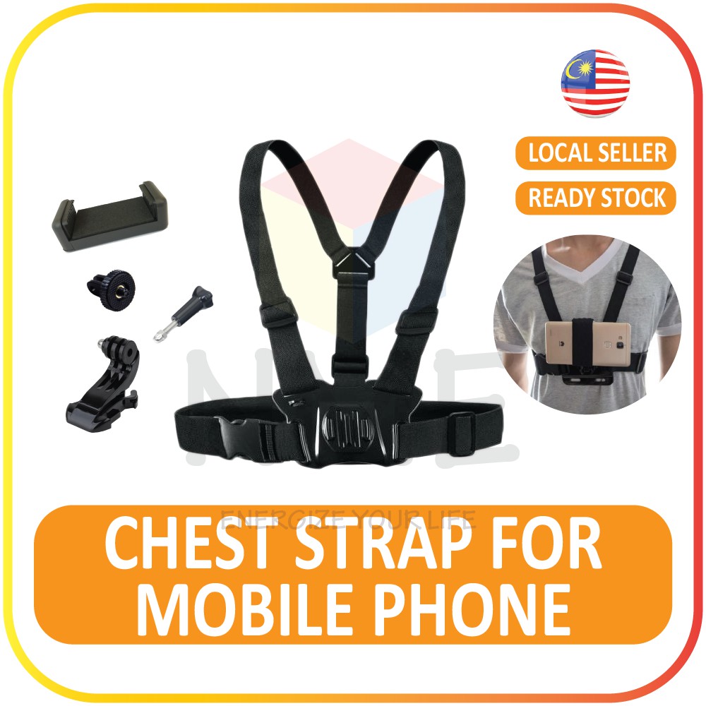Universal Chest Strap Mount For Mobile Phone gopro chest strap phone