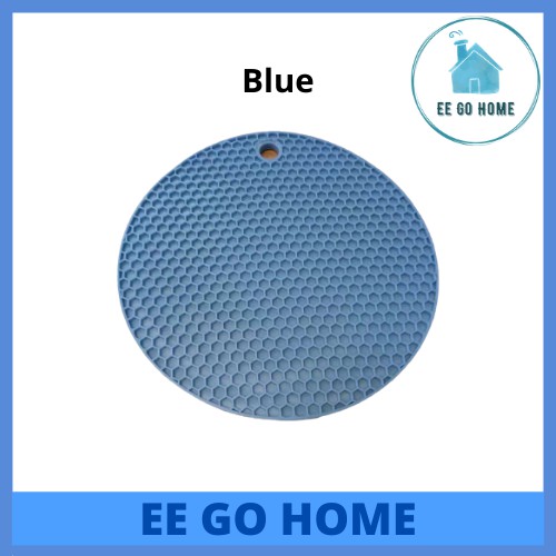 Non-Slip Heat Resistant Mat Heat Insulation Pad Multifunctional Round Silicone Table Mat Round Honeycomb Pot Holder