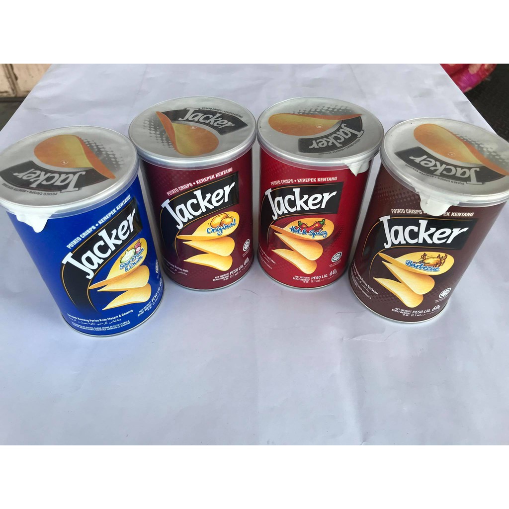 60g Oriental Jacker Potato Chip [Original / Hot & Spicy / BBQ / Sour