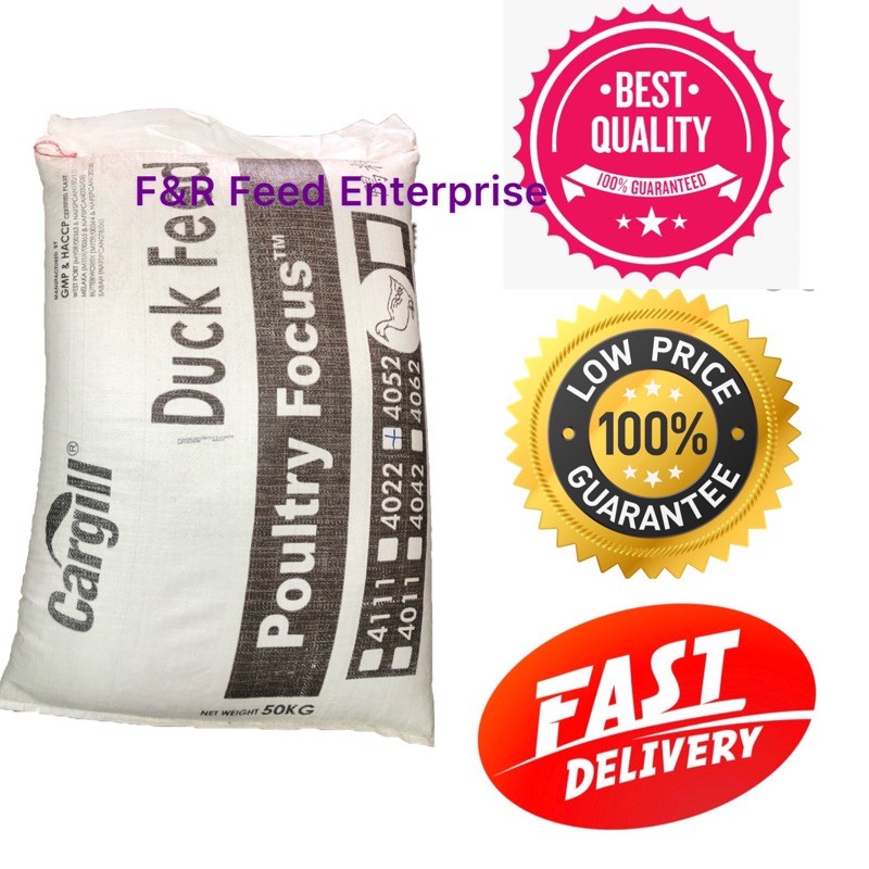25kg(Repacking ) Cargill Duck Feed Layer(Itik Bertelur) Makanan itik