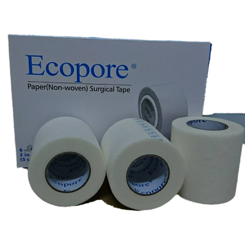 Ecopore Paper (Nonwoven) Surgical Tape without Dispenser 2.0 inch x 10