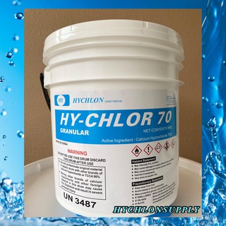 Chlorine HY-CHLOR 70%G 5Kg  Swimming Pool Calcium Hypochlorite 70% (Pool Chlorine)