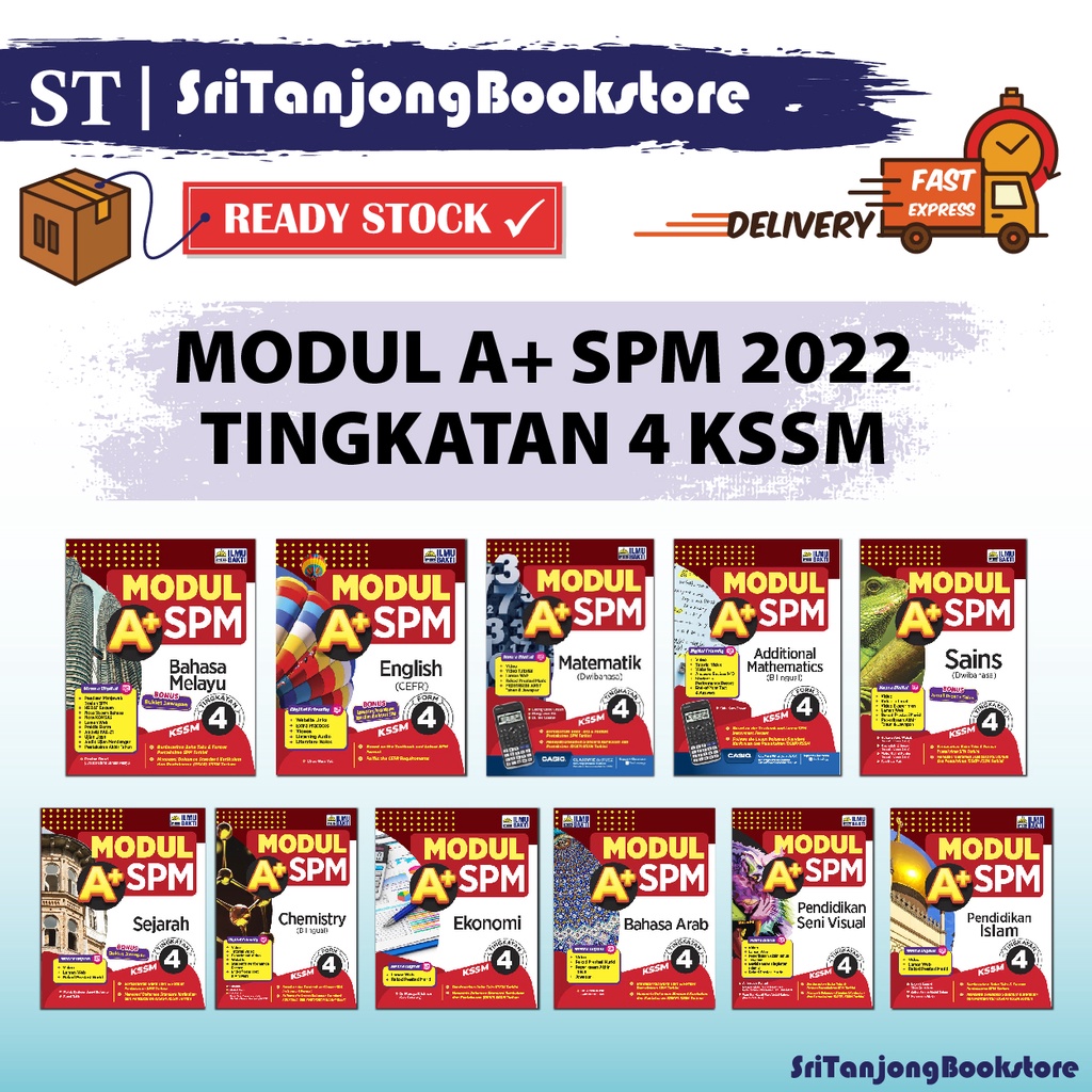 Buy SRI TANJONG  ILMU BAKTI Buku Latihan  Modul A+ SPM 2022 Tingkatan