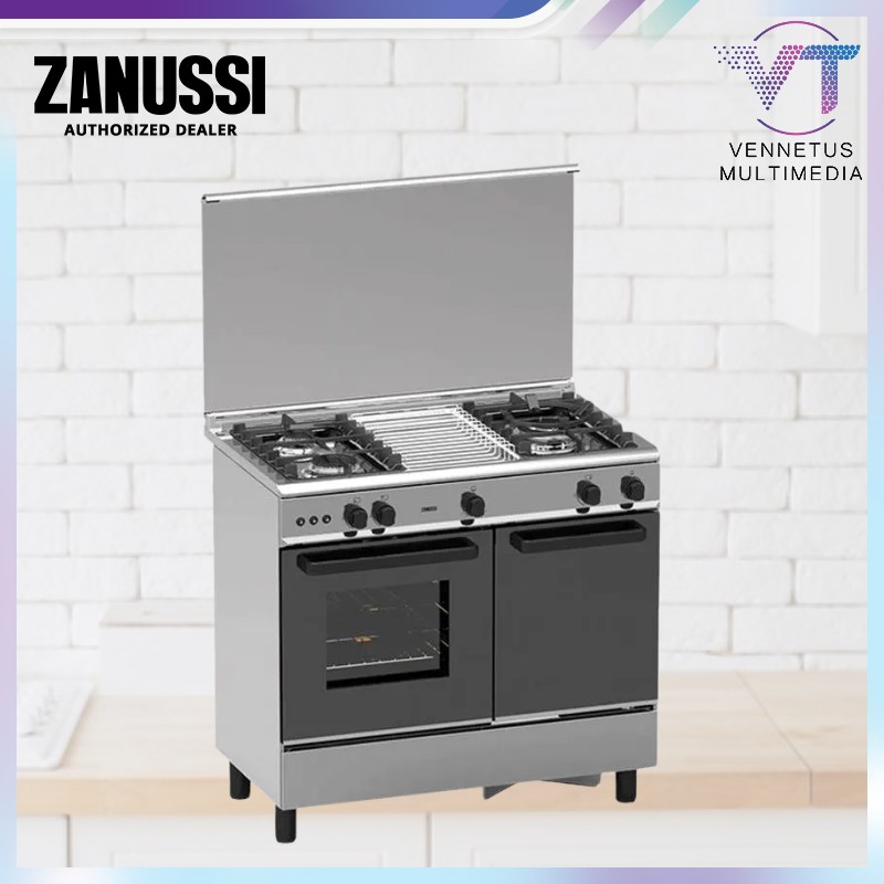 Zanussi Freestanding Gas Cooker ZCM932X MULTIMEDIA Shopee