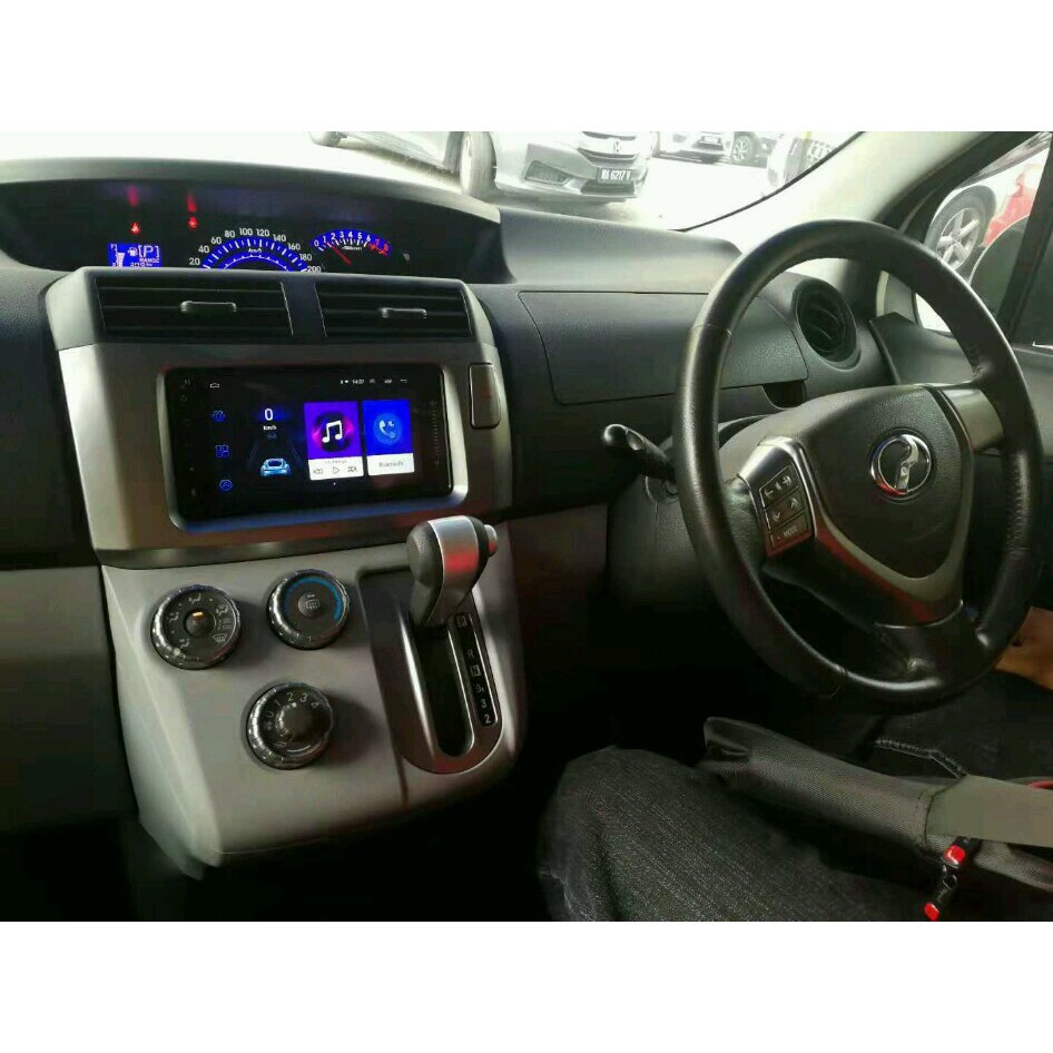 LEON Perodua Alza 7" FHD Android 7.0 16GB Wifi GPS Mirror 