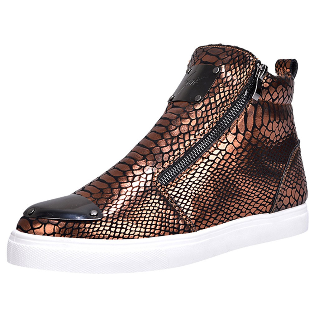 snakeskin casual shoes