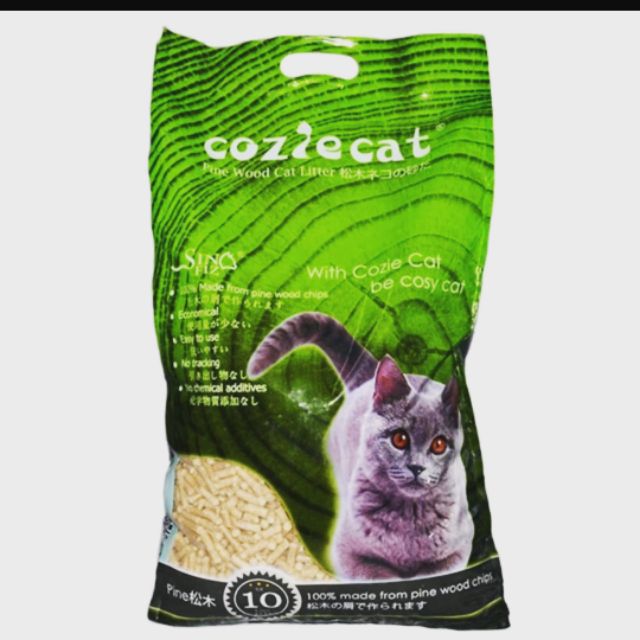 Cozie Cat Pine Wood Cat Litter Shopee Malaysia