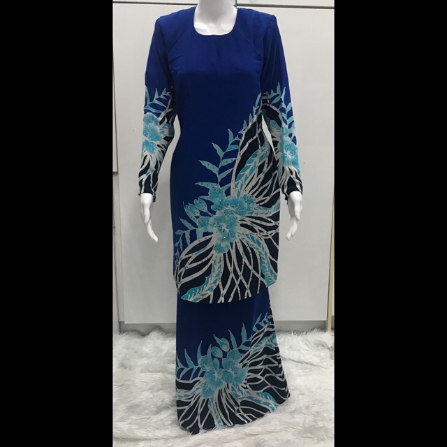 New (Baju Kurung Moden - Batik Sutera) | Shopee Malaysia