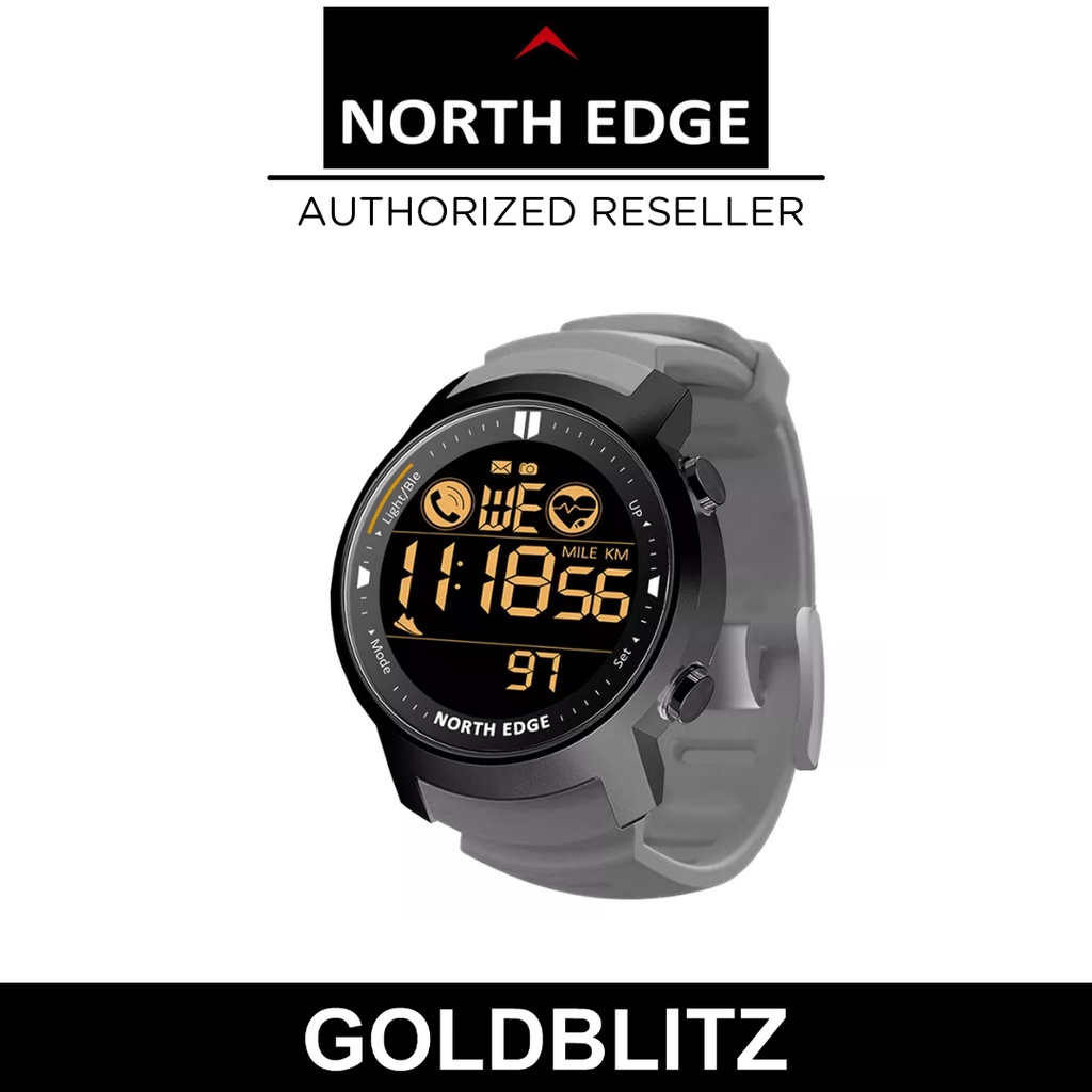 NORTH EDGE Laker - Original Men Smart Watch Waterproof 50M Heart Rate ...