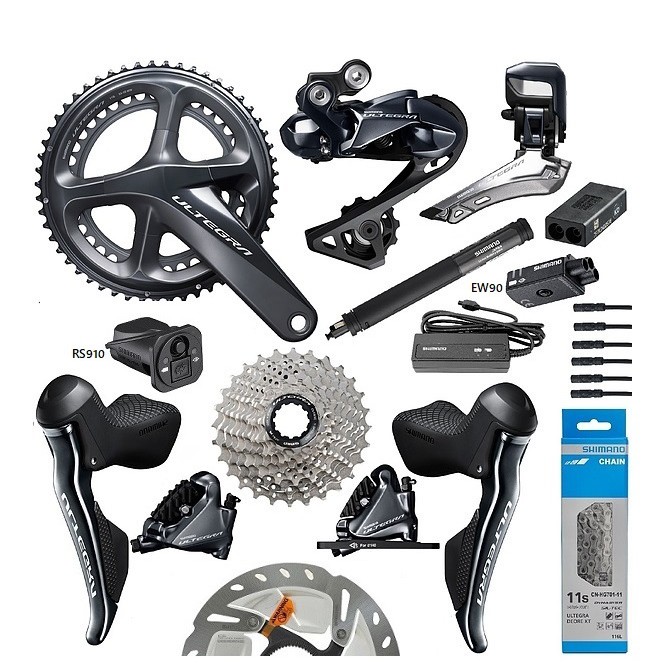 shimano ultegra r8070 di2 disc brake 11 speed groupset