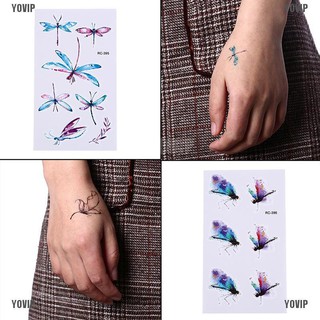 Yovip Wolf Temporary Tattoo Stickers Waterproof Fake Hand Tattoos Adult Men Body Art Shopee Malaysia