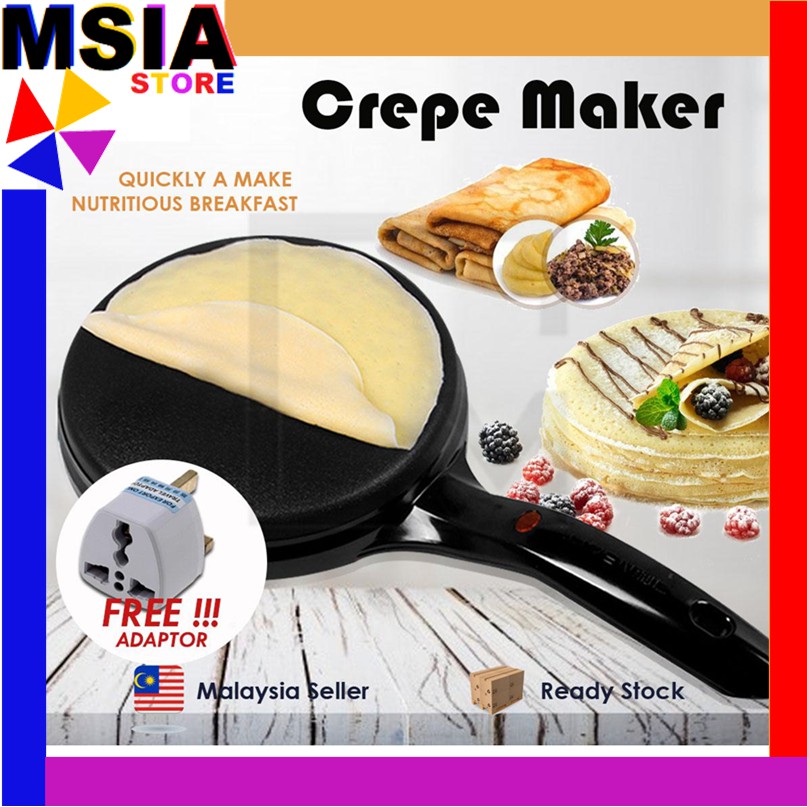 Electric Crepe Pan Maker Crepe Baking Pan Spring Roll Frying Machine