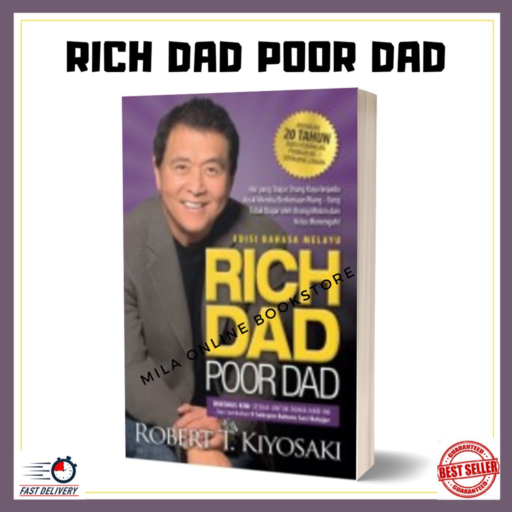 Rich Dad Poor Dad Edisi Ulang Tahun Ke 20 Shopee Malaysia