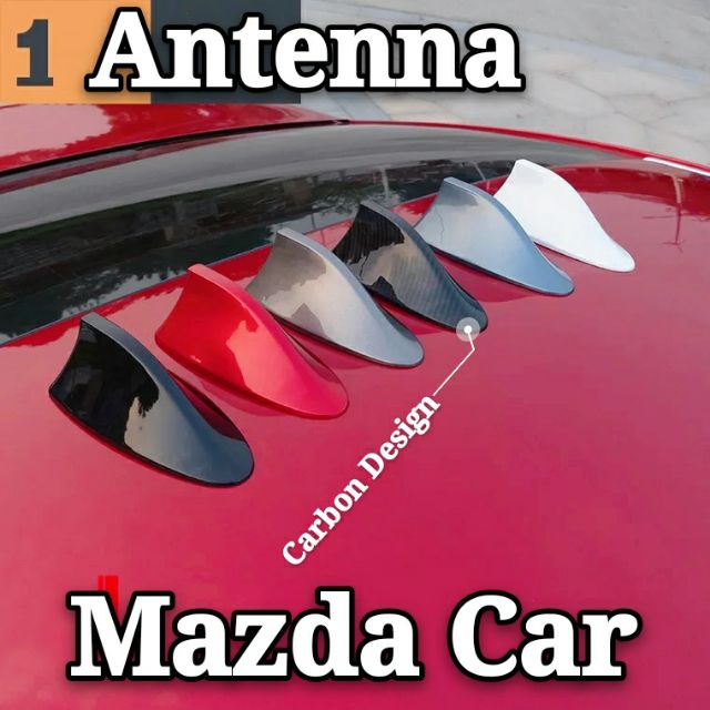 Color : Black Carbon Fiber Radio Car Antenna For Mazda 2 Mazda 3 Mazda 5 Mazda 6 CX5 CX-5 CX7 CX9 Atenza Axela 