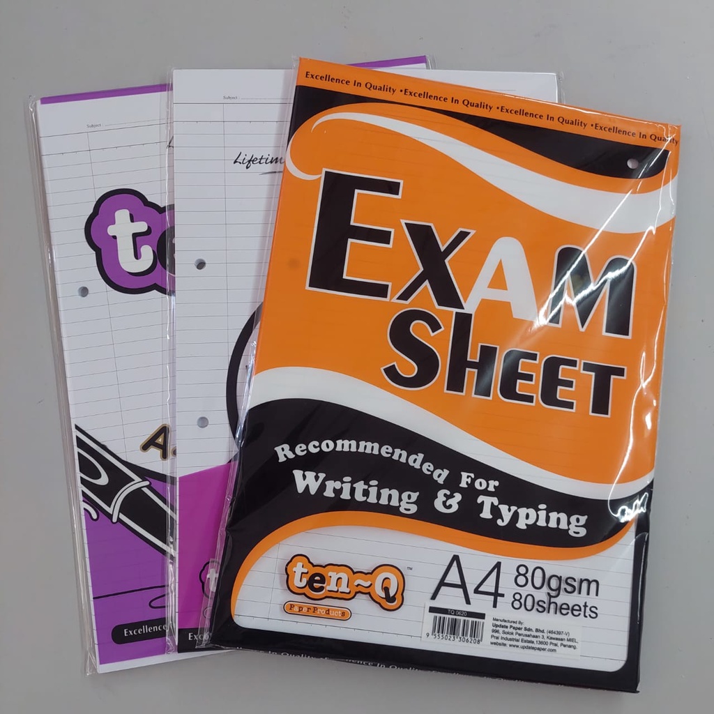 A4 Foolscap Paper/Examination Sheet/Test Pad/Single line paper 70/80