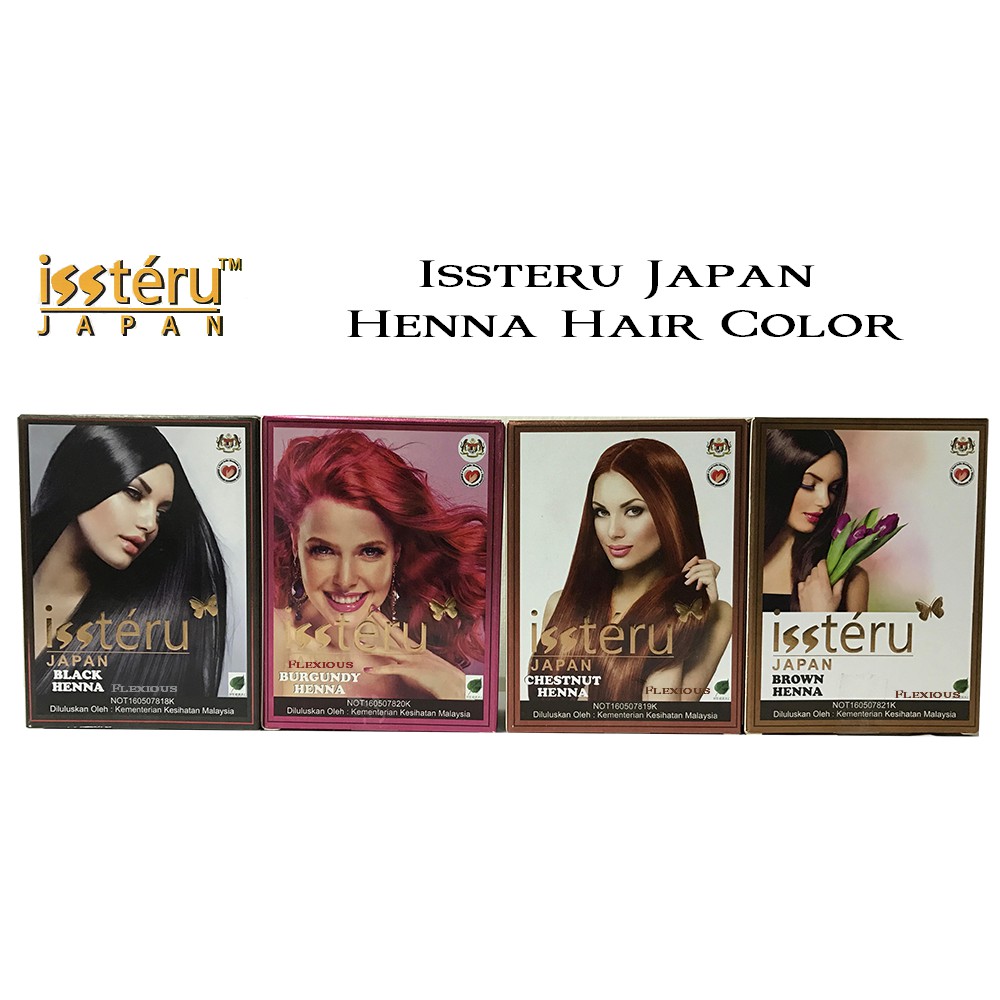 Issteru Japan Henna Hair Color Shopee Malaysia