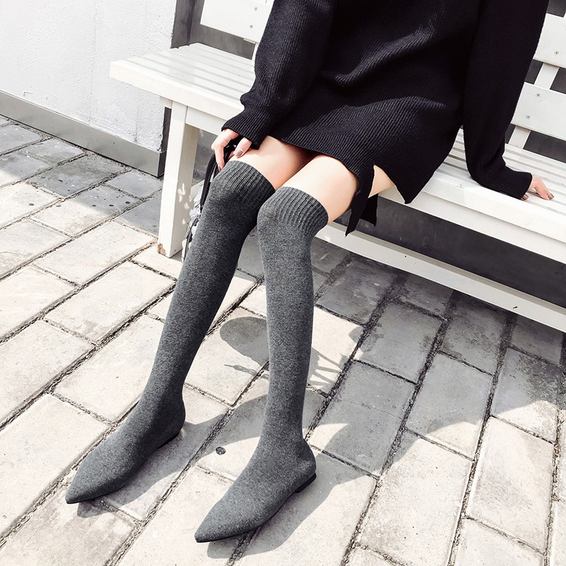 skinny leg over the knee boots