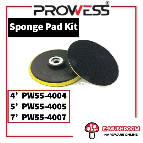 Prowess Velcro Backing Pad Adhesive Backing Pad Angle Grinder Polish
