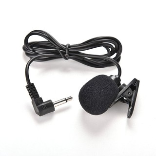 3.5mm Mini Studio Speech Microphone Mic Clip On Lapel for PC Desktop Notebook