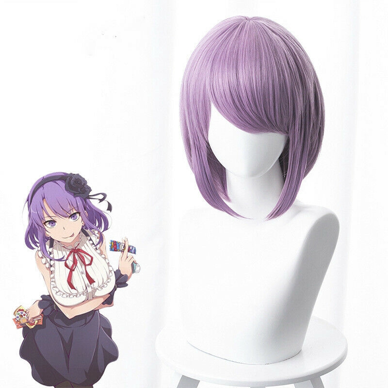 Dagashi Kashi Shidare Hotaru Cosplay Wig Short Bobhaircut Light