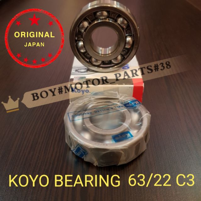 KOYO 63/22 C4 Motorcycle Main Crankshaft Bearing  22 mm x 56 mm x 16 mm 