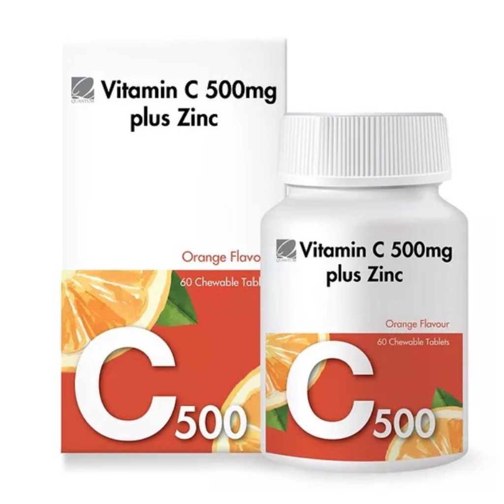 Quantum Vitamin C 500mg + Zin C Chewable 60s Shopee Malaysia