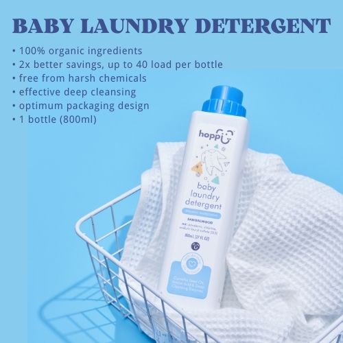 Hoppi 100 Organic Baby Laundry Detergent ( 1 bottle ) Shopee Malaysia