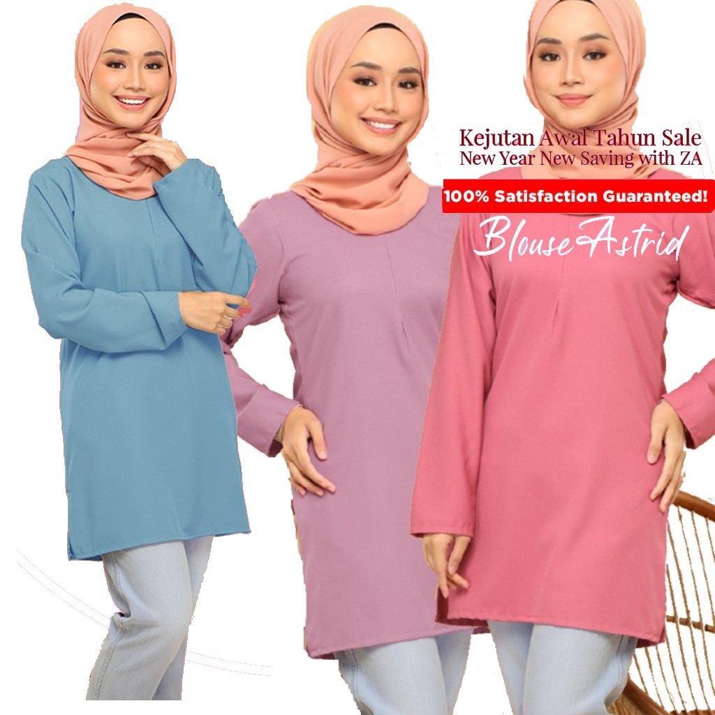 BLOUSE MUSLIMAH Labuh @ AISHA ZONE BLOUSE MUSLIMAH BAJU Modest Wear ...