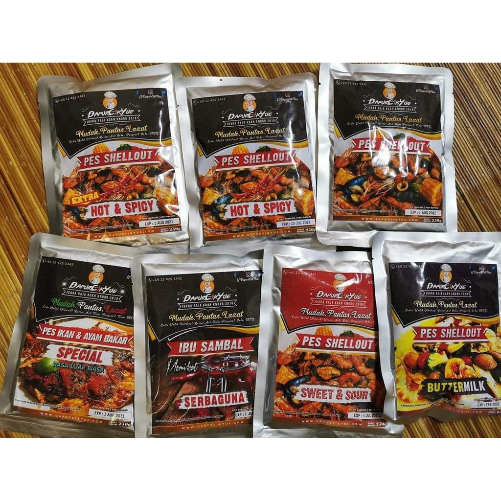 Buy Pes Shellout dan Pes Ikan Bakar / Shellout Paste and Grilled 