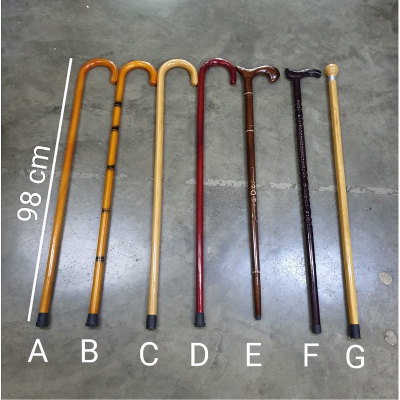 Tongkat Pelbagai Variasi Murah / Variety Bamboo and Wooden walking sticks