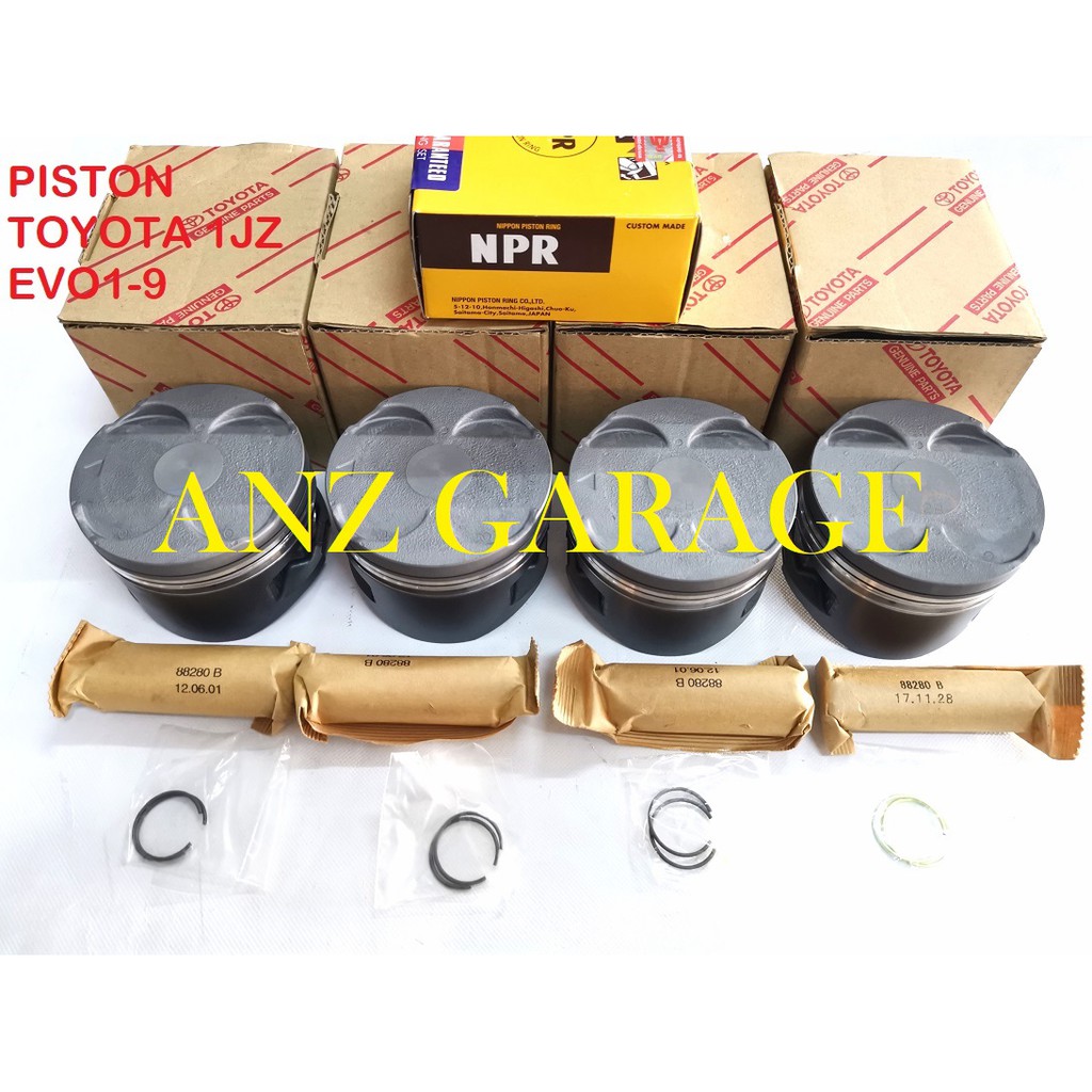 ORIGINAL Toyota Piston Supra 1JZ for Evo 4G63 19 86mm 4pcs Shopee