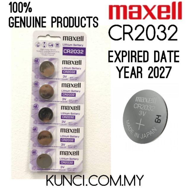 maxell cr2032