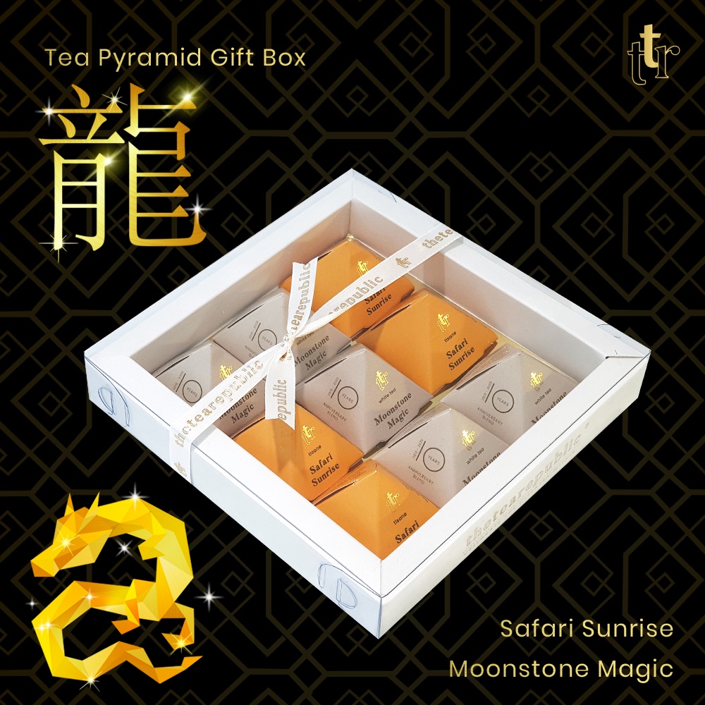 Dragon 龙 (lóng) - Zodiac Sign : Tea Pyramid Gift Box