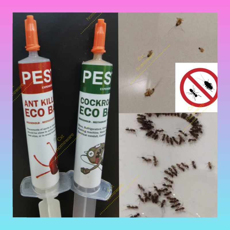 OFFER!!Pest Control Pest Asia Ant Killing Eco Gel Cockroach & Ants Ubat Lipas & Ubat Semut Cicak Lizard天然蚂蚁胶饵 /蟑螂胶饵