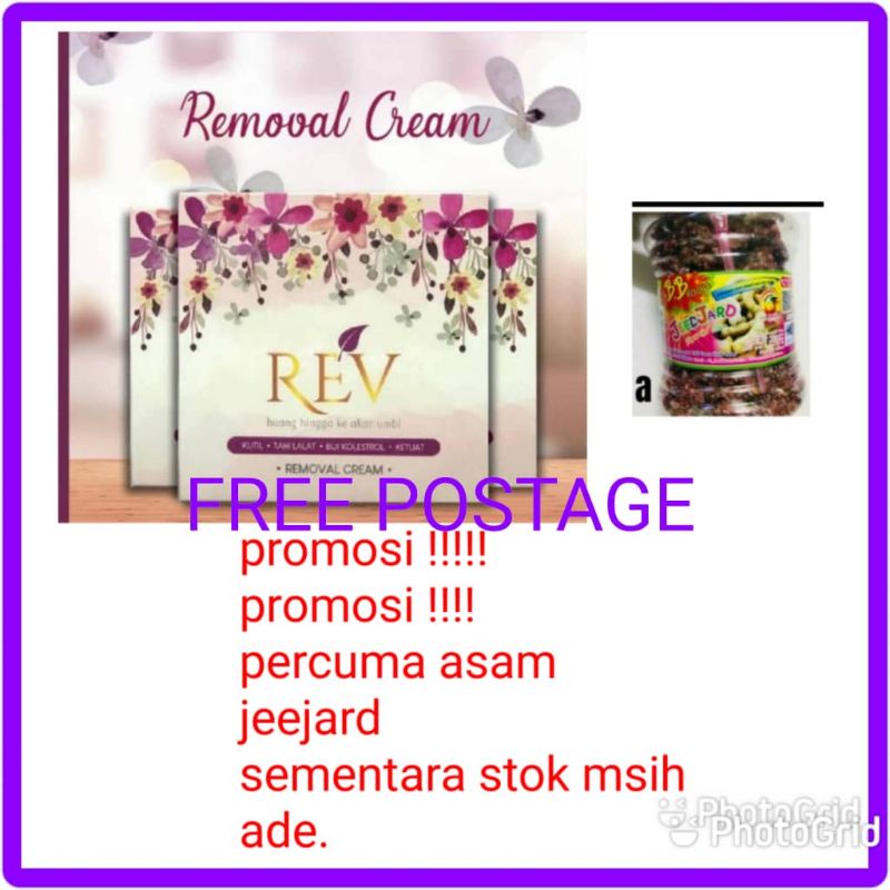 Rev Removal Cream Krim Buang Tahi Lalat Kutil Shopee Malaysia