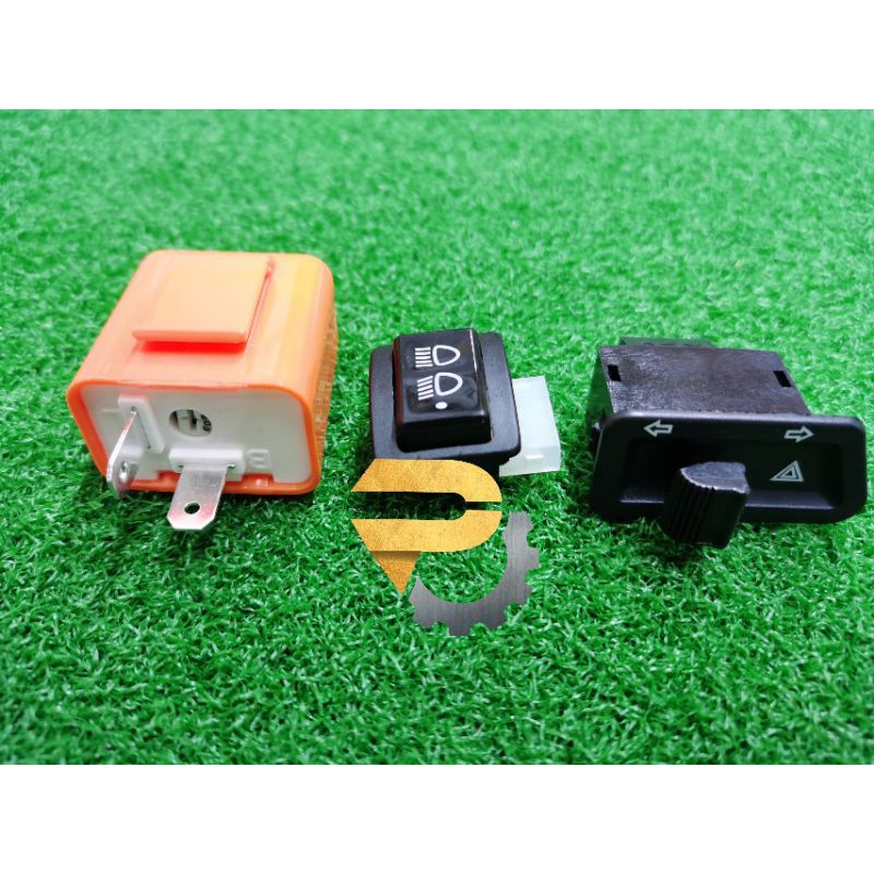 Honda wave125s hi low switch & hazard switch wave100r Shopee Malaysia