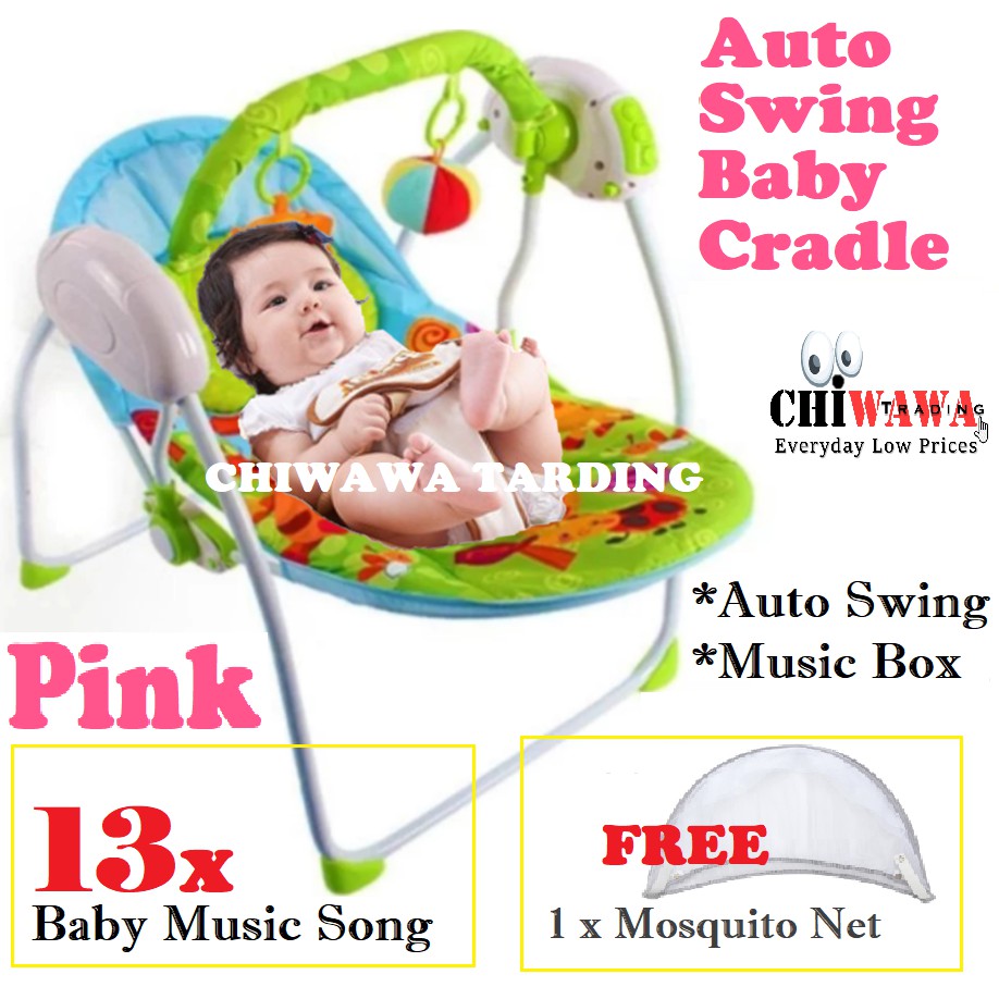 baby automatic swing cradle