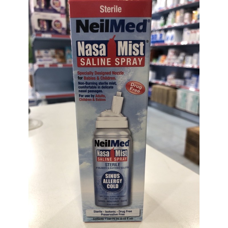 NasaMist Isotonic Saline Soothe, Moisturize And Cleanse Using S lupon