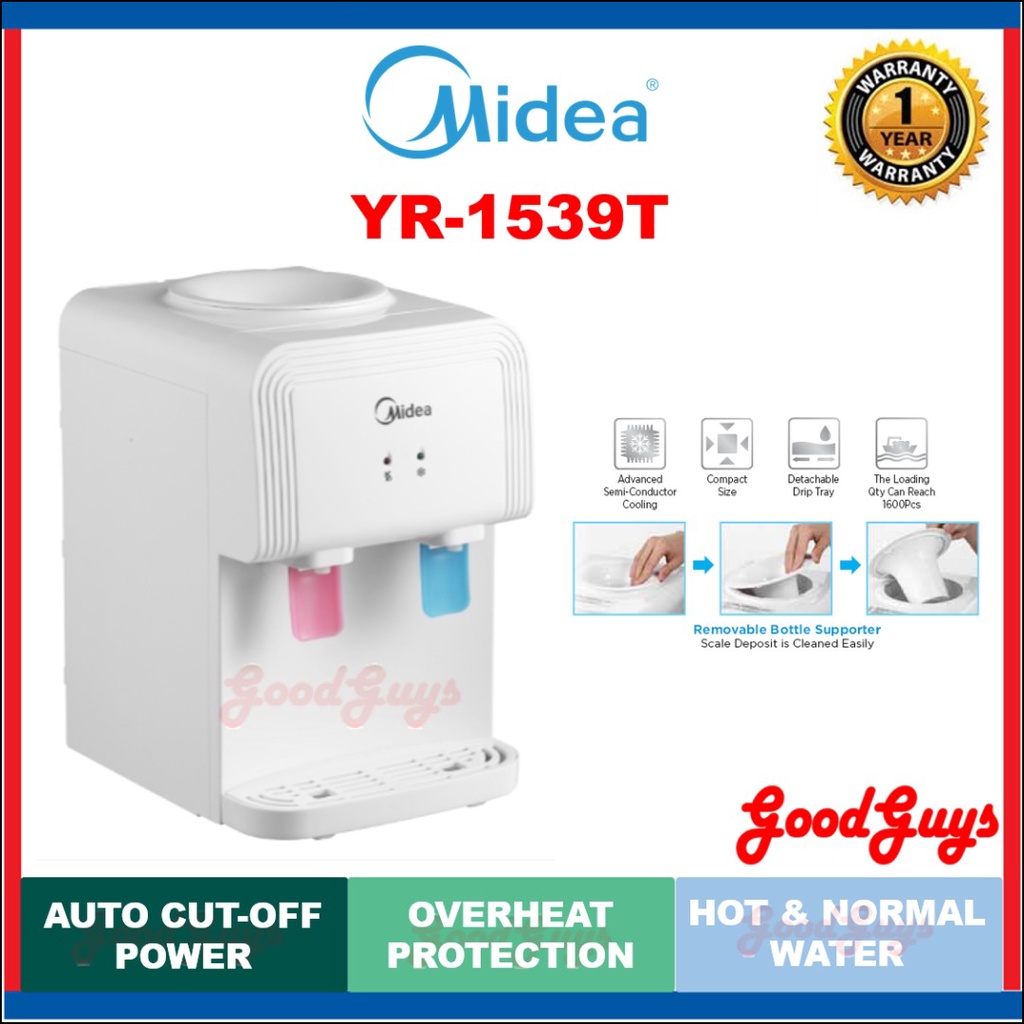 Midea YR-1539T Water Dispenser (Without Water Tank) - YR1539T