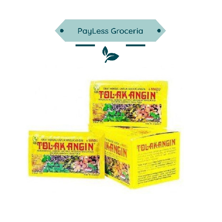 Tolak Angin Cair Ubat Herba Masuk Angin Madu Dan Pudina Sido Muncul 15ml 12 Sachet Shopee Malaysia