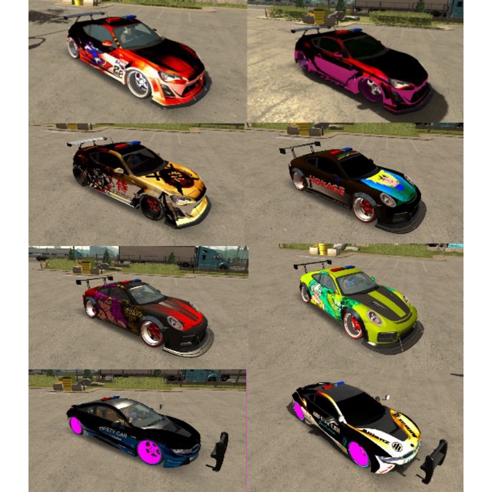 how to make glitch car in car parking