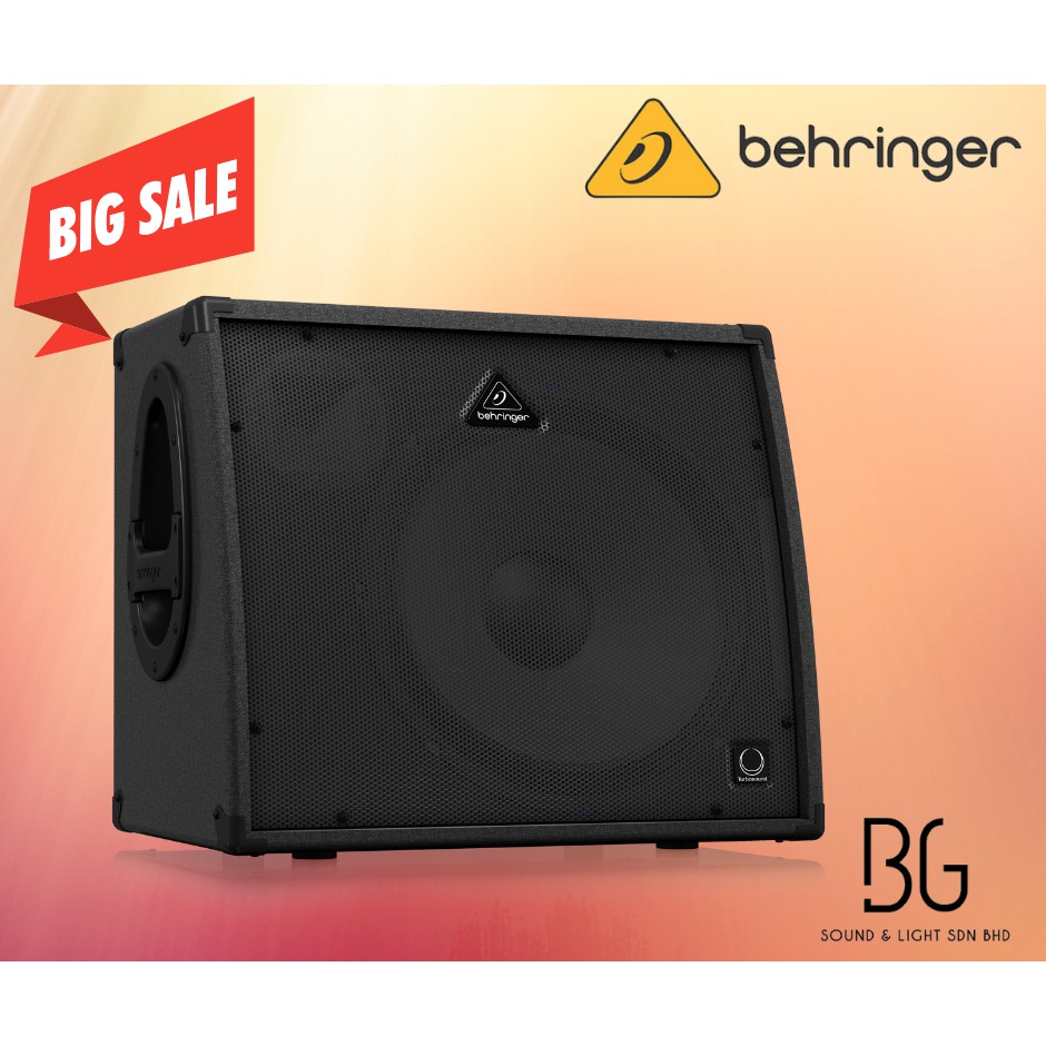 behringer kxd15 600Watt 4Channel PA System / Keyboard Amplifier with Original 15" Turbosound