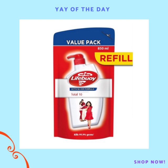 LIFEBUOY Body Wash (850ml) Refill Pack | Shopee Malaysia