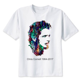 New Arrival Chris Cornell T Shirt Men Summer Cool Slim Shirt - 